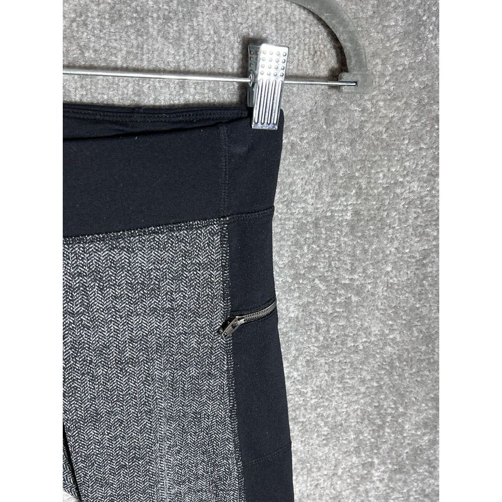 Athleta Girl Herringbone Textured‎ Skinny Leggings Girls Size Large 12 Pockets - Picture 6 of 10